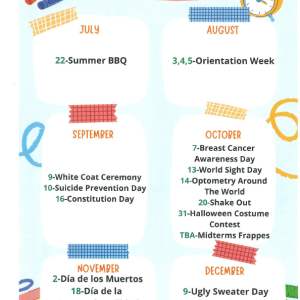 Activity Calendar July-Dec 2022