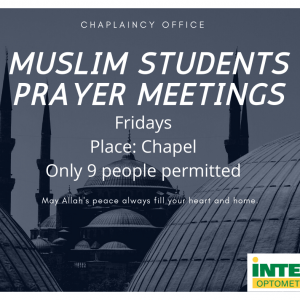 Muslim Students Prayer Meetings