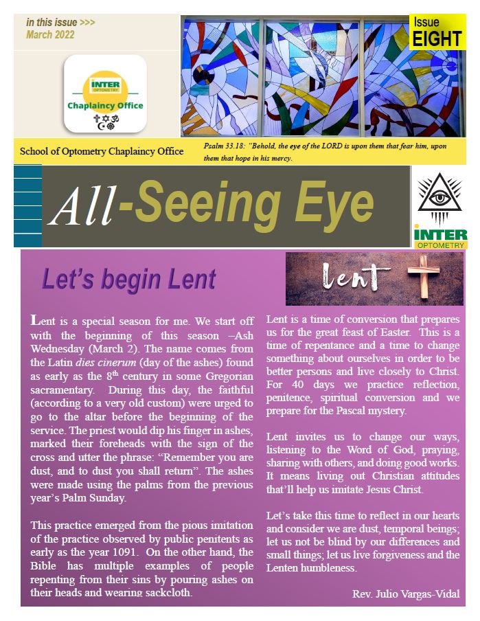 All seeing eye newsletter